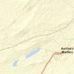 Antônio Martins Street Map