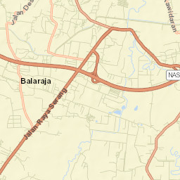 Kabupaten Tangerang Street Map