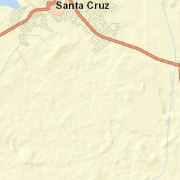 Santa Cruz Street Map