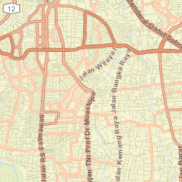 Kota Administrasi Jakarta Selatan Street Map