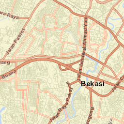 Bekasi Street Map