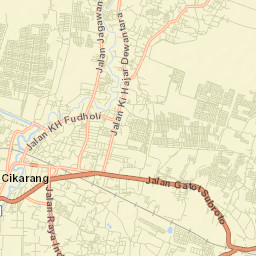 Cikarang Street Map