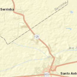 Santo Antônio Street Map