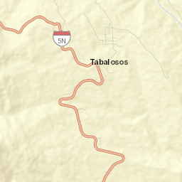 Tabalosos Street Map