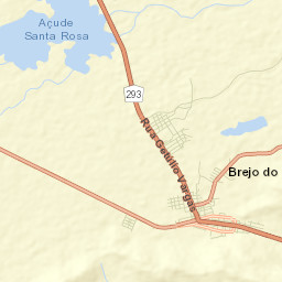 Brejo do Cruz Street Map