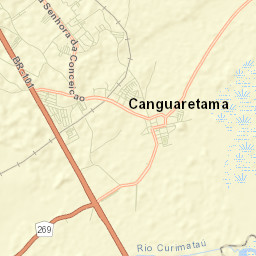 Canguaretama Street Map