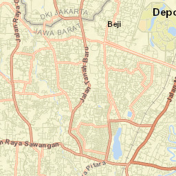 Depok Street Map