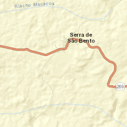 Serra de São Bento Street Map