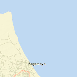 Bagamoyo Street Map