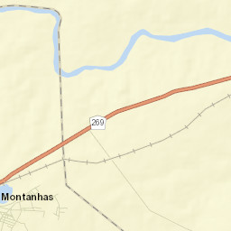 Montanhas Street Map