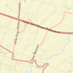 Kabupaten Subang Street Map