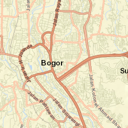 Bogor Street Map