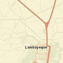 Lambayeque Street Map