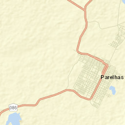 Parelhas Street Map