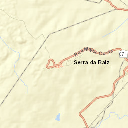 Serra da Raiz Street Map