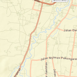Klangenan Street Map