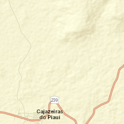 Cajazeiras do Piauí Street Map