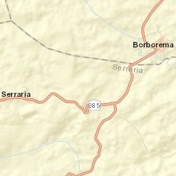 Borborema Street Map
