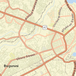 Dar es Salaam Street Map