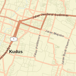 Kudus Street Map