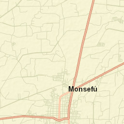 Monsefú Street Map