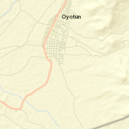 Oyotún Street Map