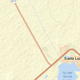 Santa Luzia Street Map
