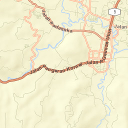 Sumedang Utara Street Map