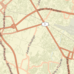 Kota Cimahi Street Map