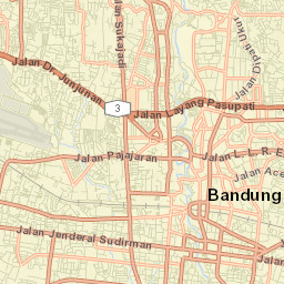 Bandung Street Map