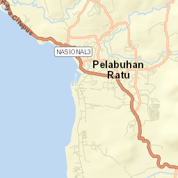 Pelabuhanratu Street Map