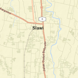 Slawi Street Map