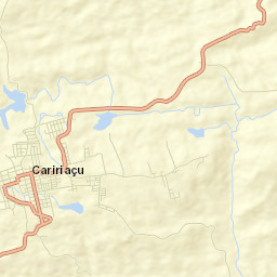 Caririaçu Street Map