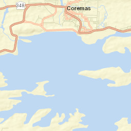 Coremas Street Map