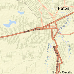 Patos Street Map