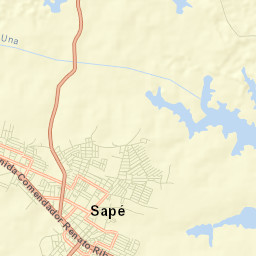 Sapé Street Map