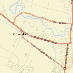 Purwodadi Street Map