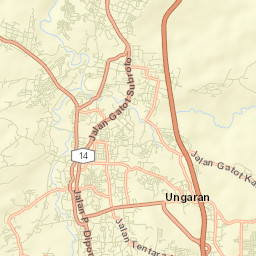 Ungaran Street Map