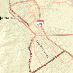 Cajamarca Street Map