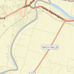 Cepu Street Map
