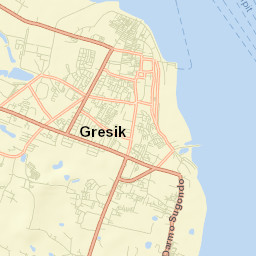 Gresik Street Map
