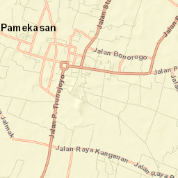 Pamekasan Street Map