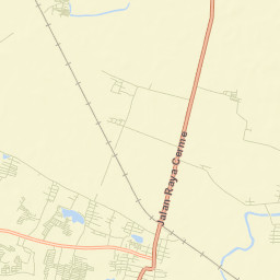 Gresik Regency Street Map
