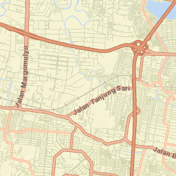 Kota Surabaya Street Map