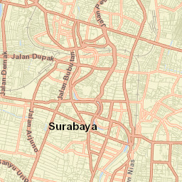 Surabaya Street Map