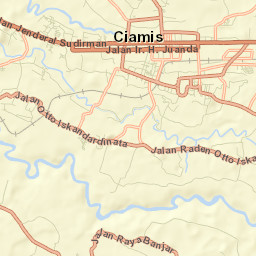 Ciamis Street Map