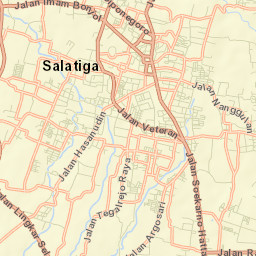 Kota Salatiga Street Map