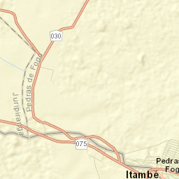 Pedras de Fogo Street Map