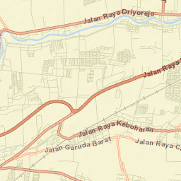 Driyorejo Street Map