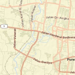 Purwokerto Street Map
